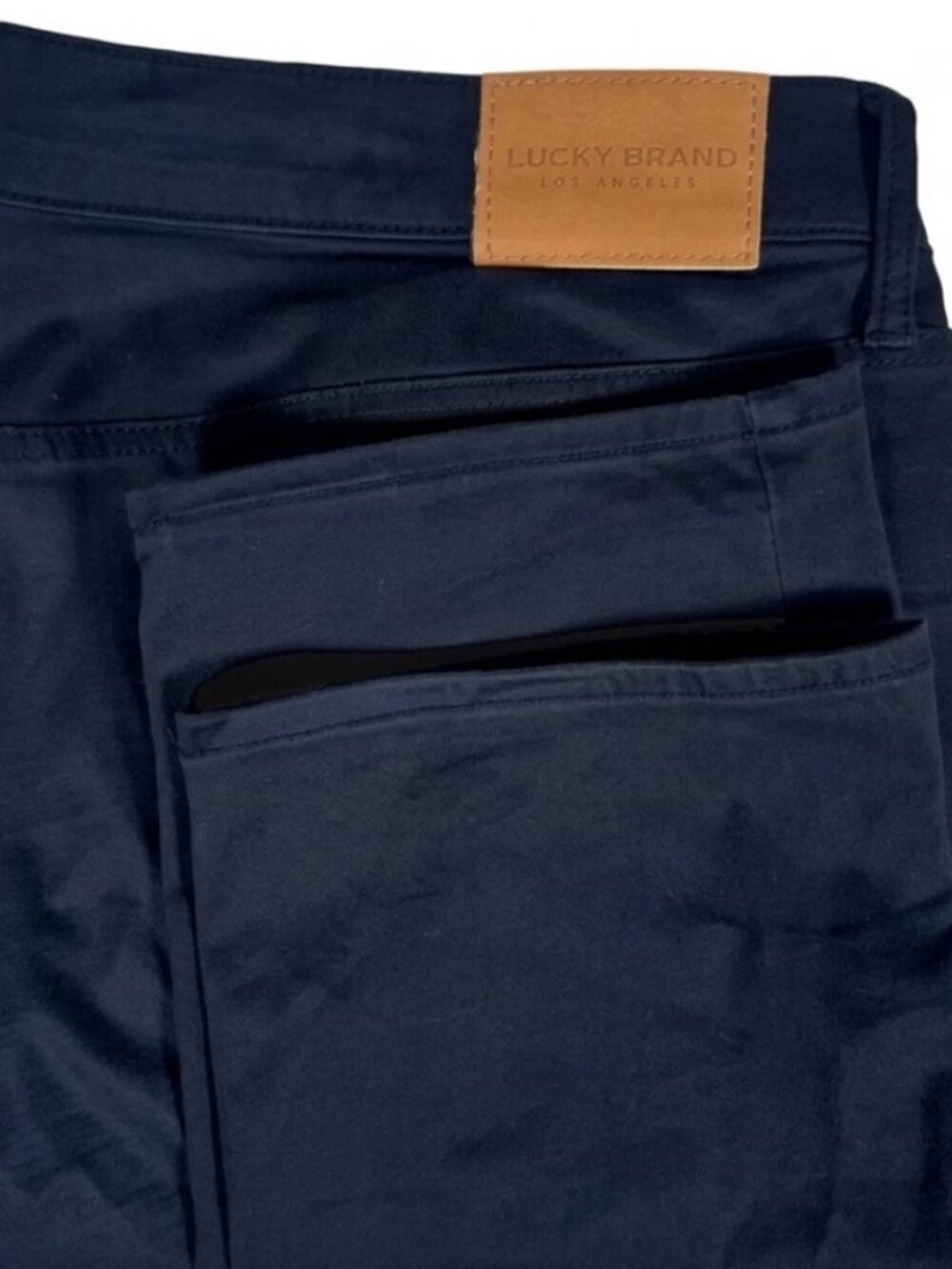 Lucky Brand Men's 40x32 Jeans 121 Slim Straight Dark Blue Stretch Pants